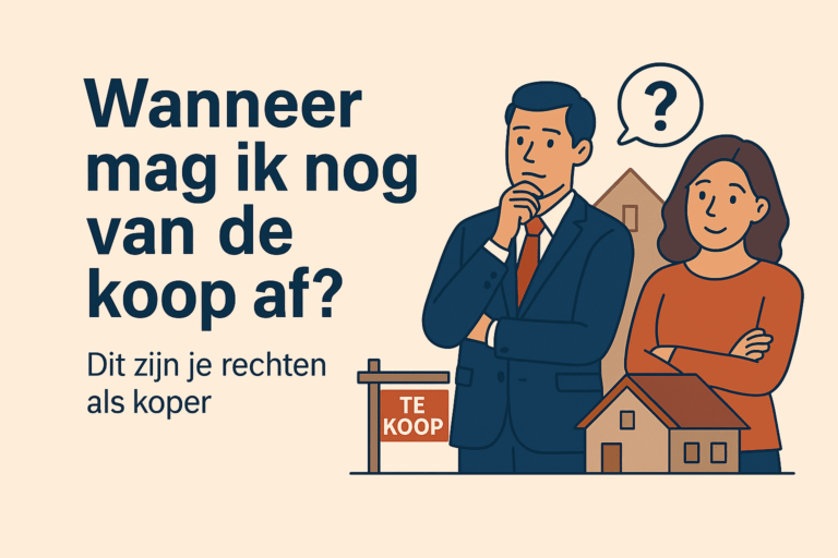 wanneer mag ik nog van de koop af