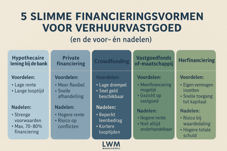 Financieringsvormen voor verhuurvastgoed